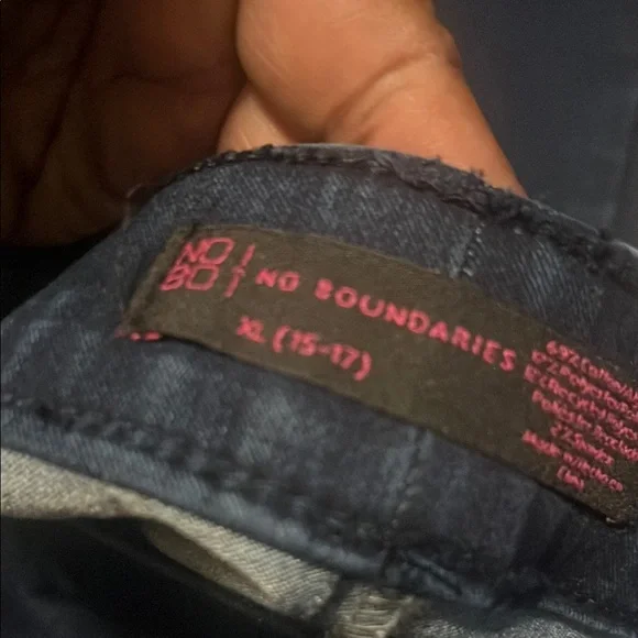 No Boundaries Navy Flare Jeans
